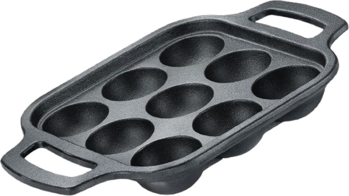 Neocast Flo Smooth Finish|Retains Heat For Long|Heavy Gauge Paniarakkal 0.3 L capacity 20 cm diameter-image-45