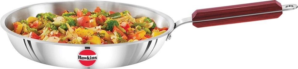 Triply Stainless Steel Frying (SSF24) Fry Pan 24 cm diameter 1.8 L capacity-image-22