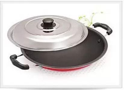 Nice Appachatty with Lid Appachatty with Lid Appachatty with Lid 1 L capacity 22 cm diameter-image-49