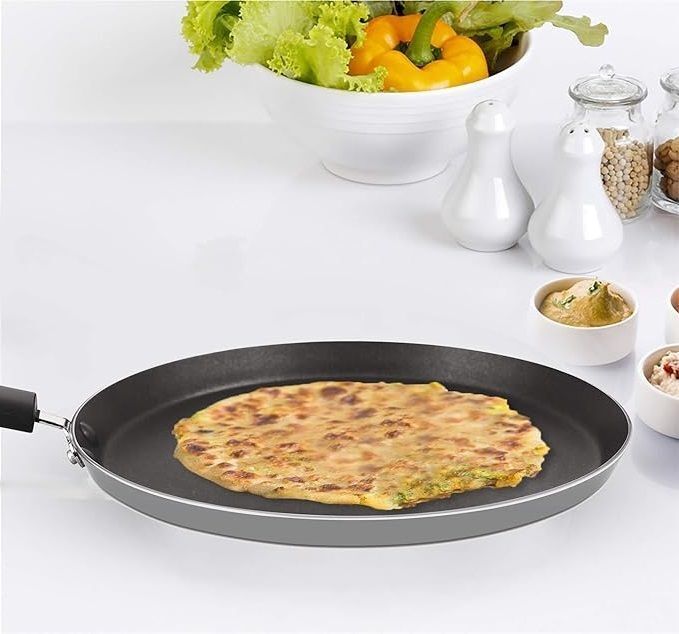 Dosa Tawa Non-Stick, Flat Pan 27 cm diameter 1.5 L capacity-image-40