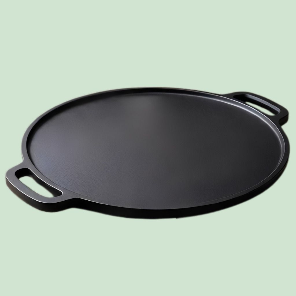 velvora Premium Heavy Gauge Round Tawa for Better Cooking Results Tawa 30 cm diameter with Lid-picture-13