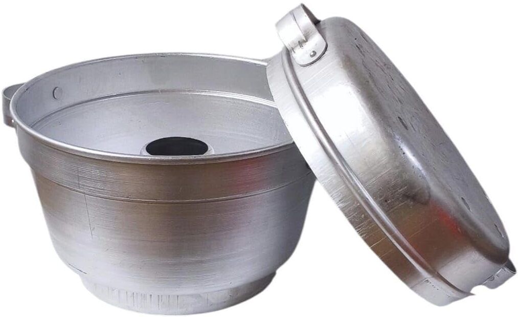 gopala exports. Small Handwa Cooker | Handva Cooker | Aluminum Handvo Maker Pot - 2-3 persons Grill Pan 25 cm diameter with Lid 3 L capacity-picture-10