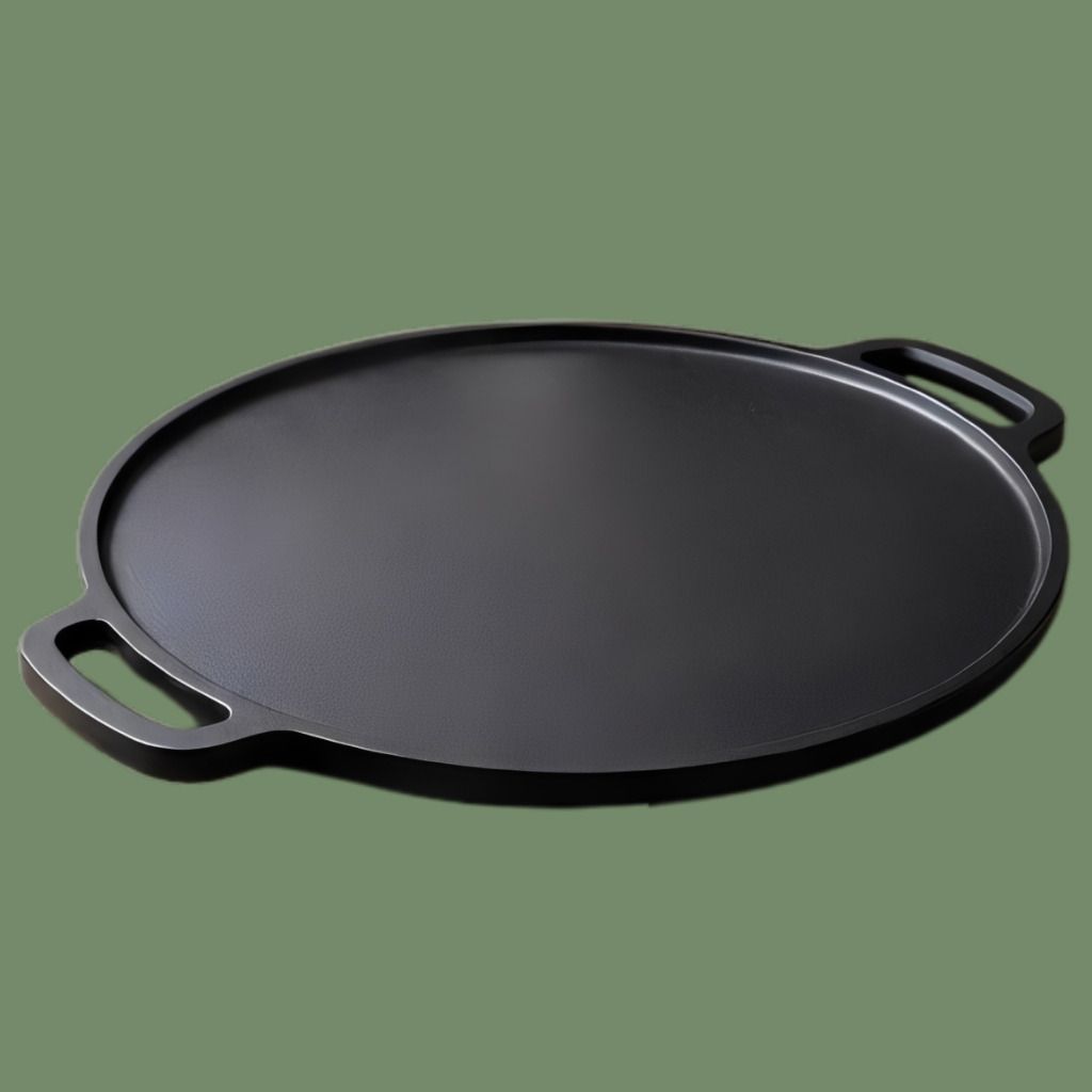 velvora Professional Flat Plate with Comfortable Dual Grip Handles Tawa 30 cm diameter with Lid-picture-18