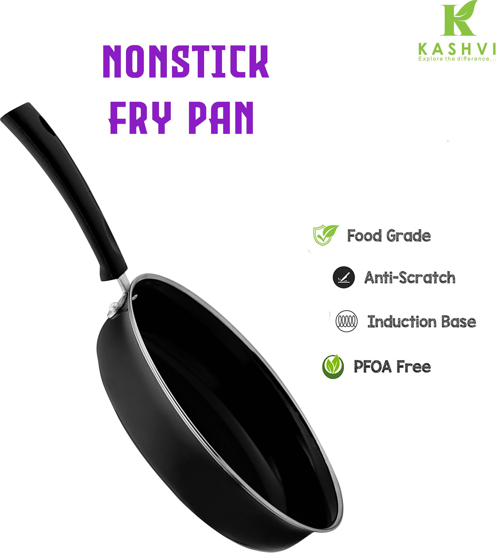 kashvi Best Kitchen Cookware Gift Tadka Pan 22 cm diameter 1 L capacity-picture-29