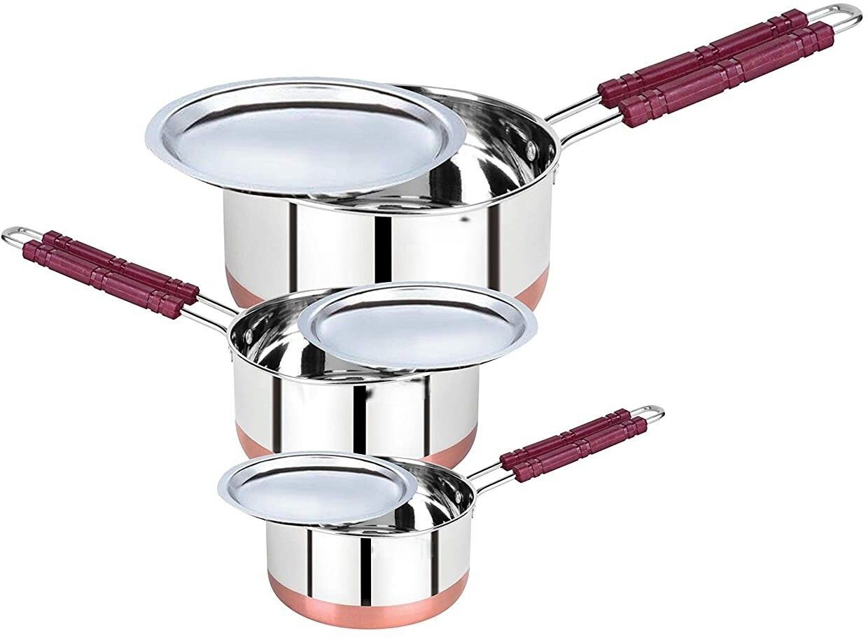 Sauce Pan 32 cm, 34 cm, 36 cm diameter with Lid 1 L, 1.5 L, 2 L capacity-image-28