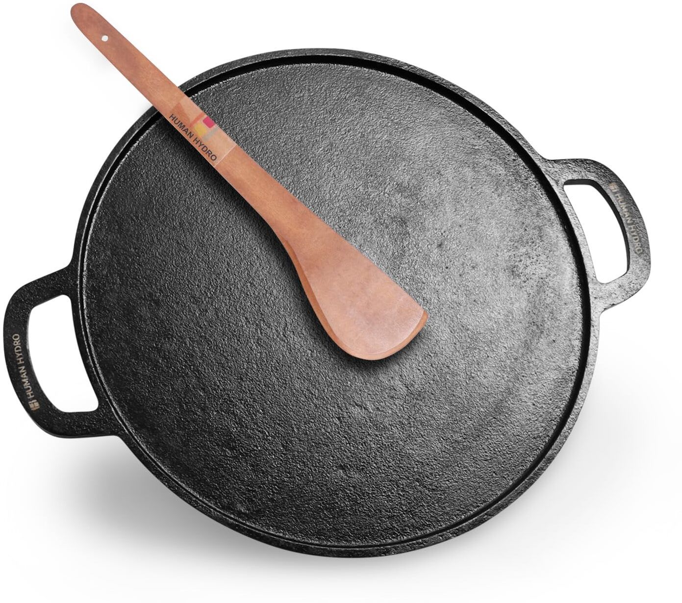 Pre-Seasoned Cast Iron Tawa for Dosa/Chilla | 30cm/11.81 inch, 2.4kg Tawa 30 cm diameter-image-14