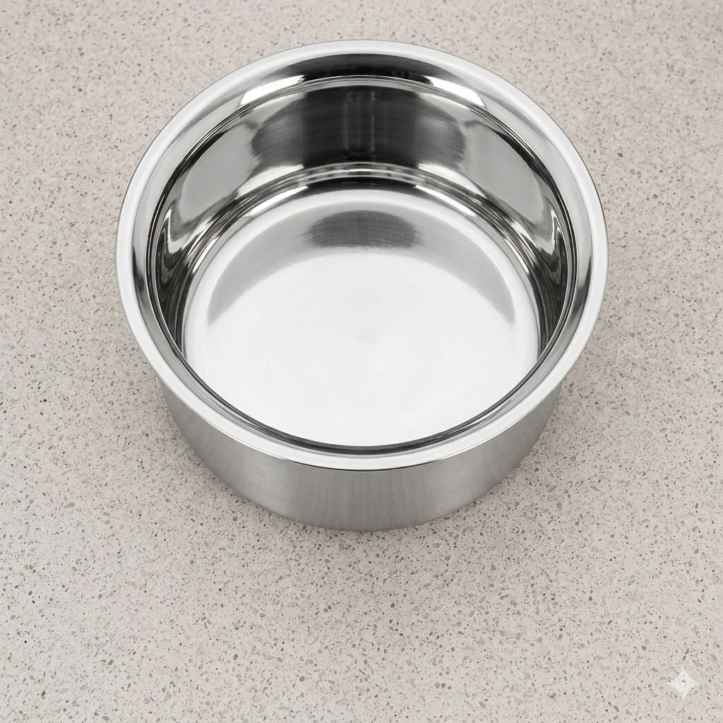 aayu craft Steel tope,patila ,topiya Milk Pan 12 cm diameter 1.5 L capacity-picture-10