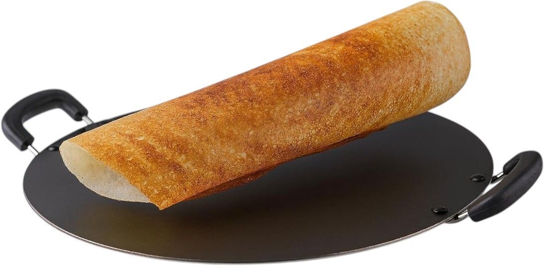 blal Round Patri Tawa Multi-Purpose Roti and Chapati Tawa Dosa Tawa Tawa 30 cm diameter with Lid-picture-27