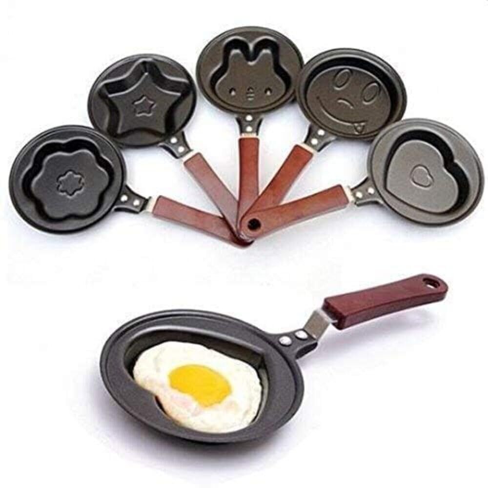 Non-Stick Omelette & Egg Frying Pan | Mini Egg Pan for Omelette Fry Pan 12 cm diameter with Lid 0.3 L capacity-image-18