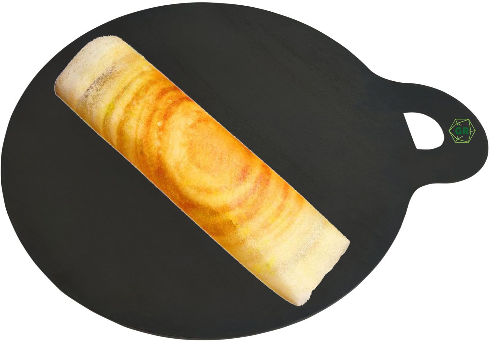 Iron Tawa Dosa Kallu For Dosa Roti Chapati Long Life Healthy Non-Toxic Pure Iron Tawa 27 cm diameter-image-19