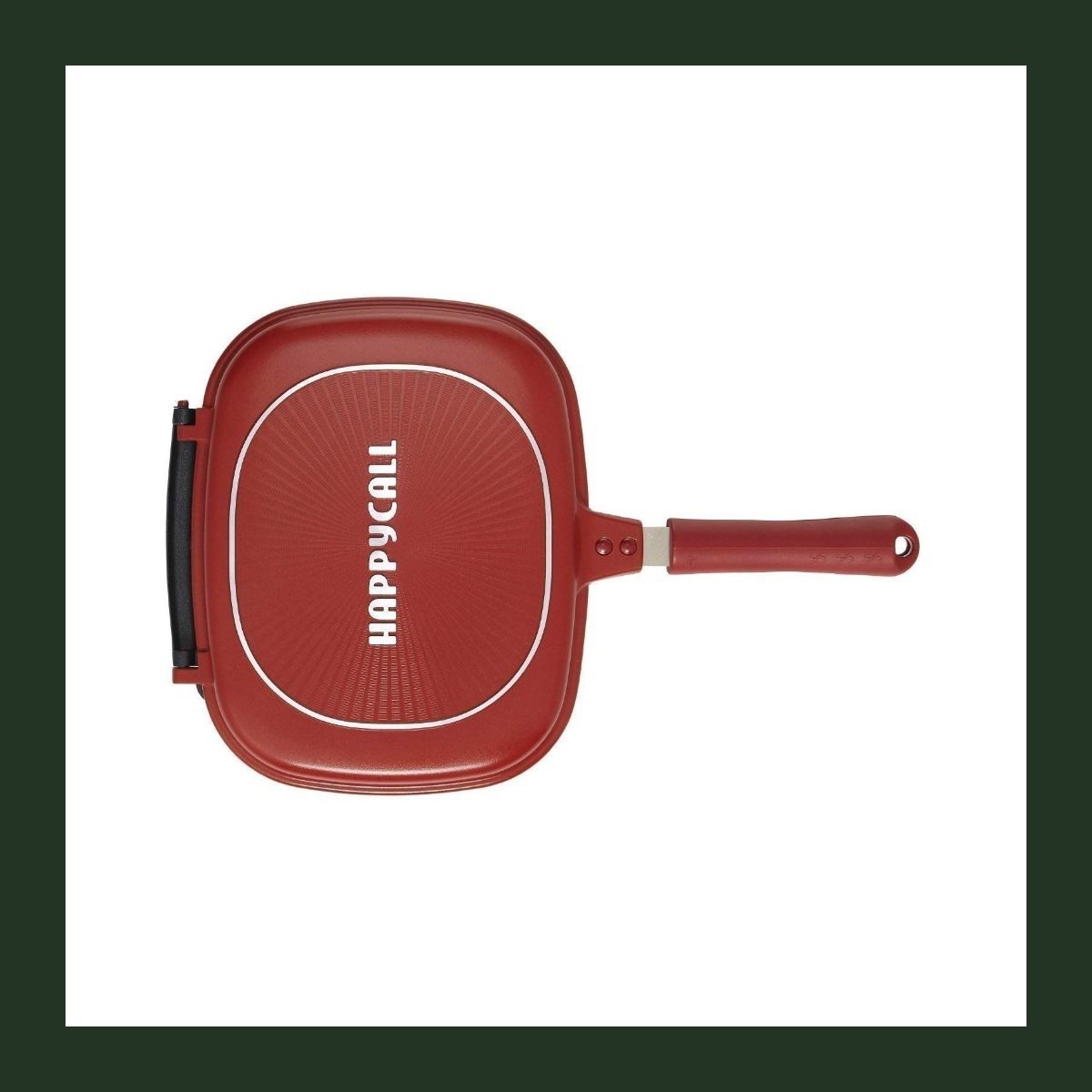 Double Sided Multi Purpose Nonstick Grill Pan with Strong Magnetic Handles.17 Fry Pan 43 cm diameter with Lid 1 L capacity-image-32