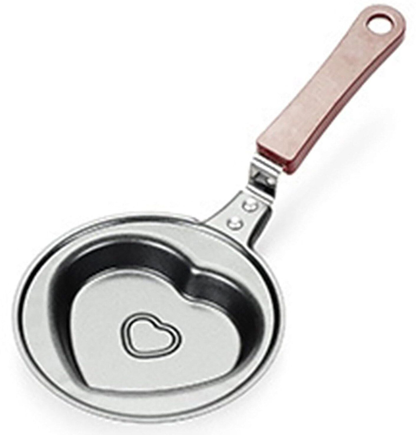 Heart Shape Non-Stick Egg Fry Pan Fry Pan 12 cm diameter 0.2 L capacity-image-38