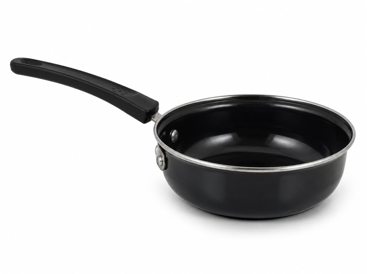 Non-Stick Tadka Pan 2-Layer Coating, Induction Compatible, Dishwasher Safe Tadka Pan 20 cm diameter 1 L capacity-image-14