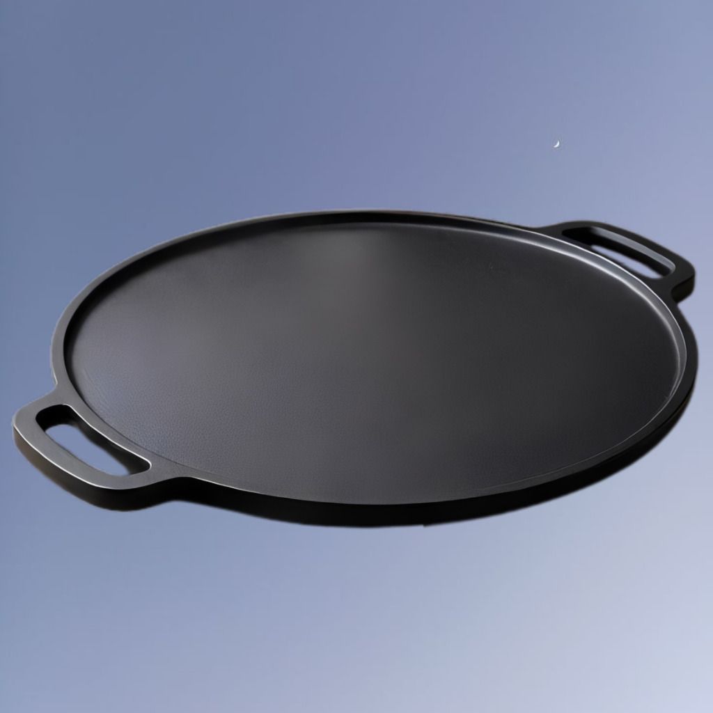Signature Flat Griddle with Dual Side Handles Tawa 30 cm diameter with Lid-image-48