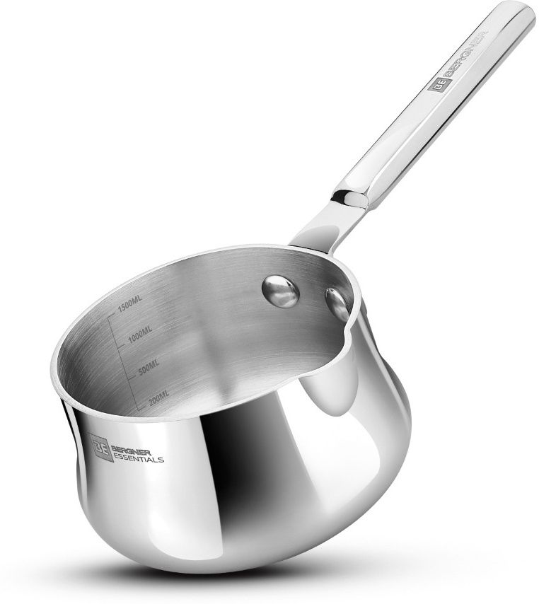 BE Essentials TriPly Stainless Steel Coffee Warmer / Milkpan | Coffee Pan 14 cm diameter 1.5 L capacity-image-33