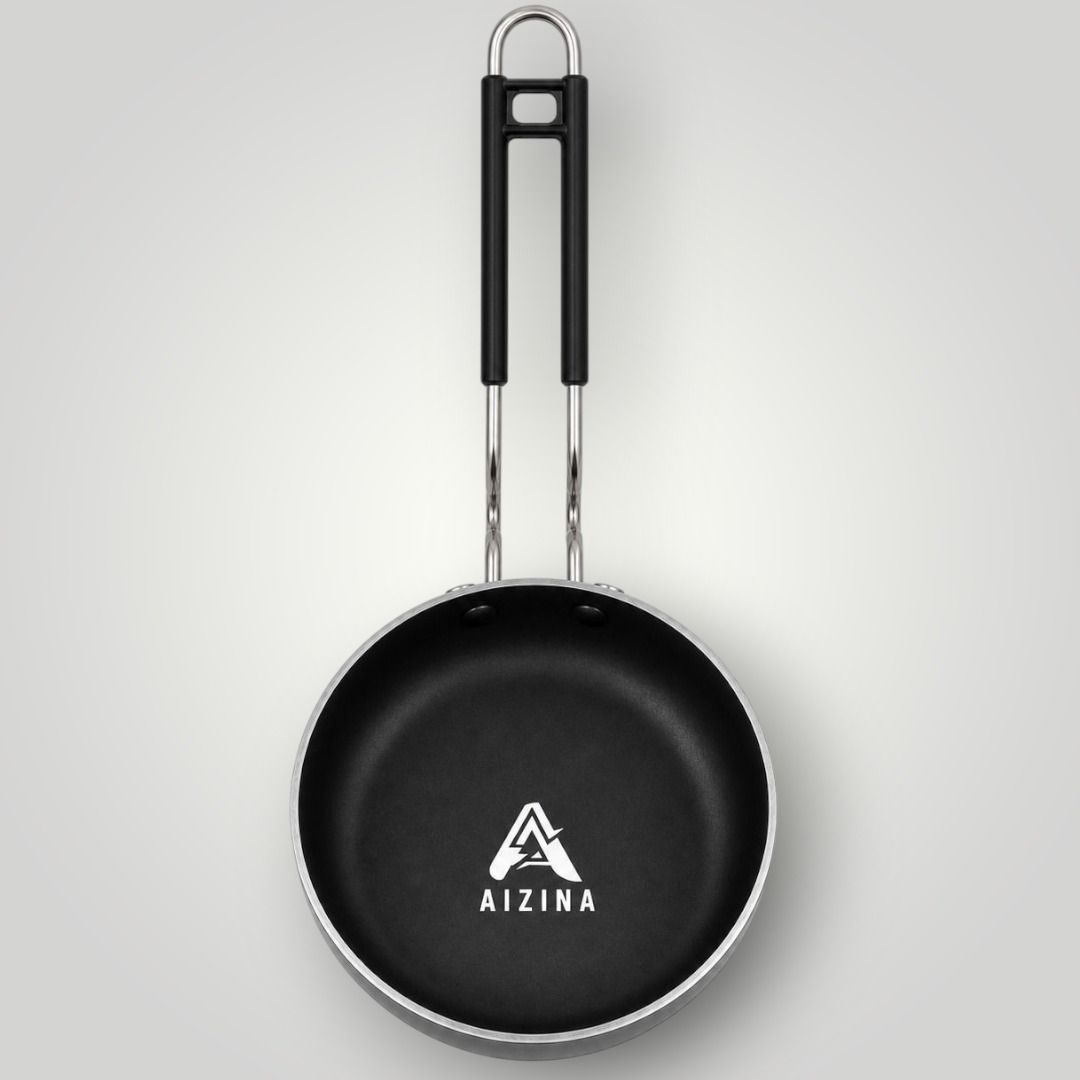 Small Kitchen Tadka Pan Iron Frying Pan Tempering Cooking Handle Wala_HJ Tadka Pan 34 cm diameter 0.3 L capacity-image-21