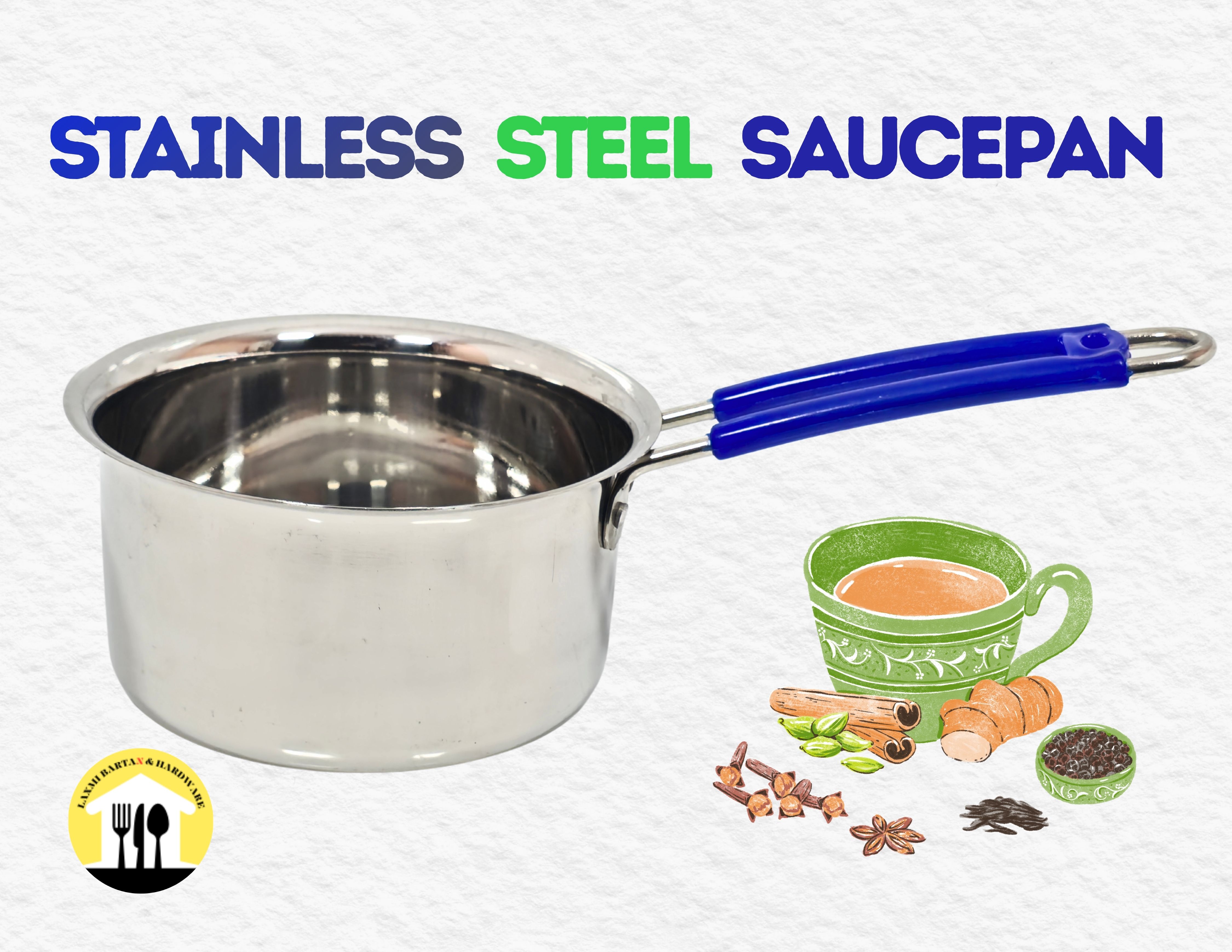 Stainless Steel Saucepan 2 Litre Milk Pan 6 cm diameter 2 L capacity-image-24