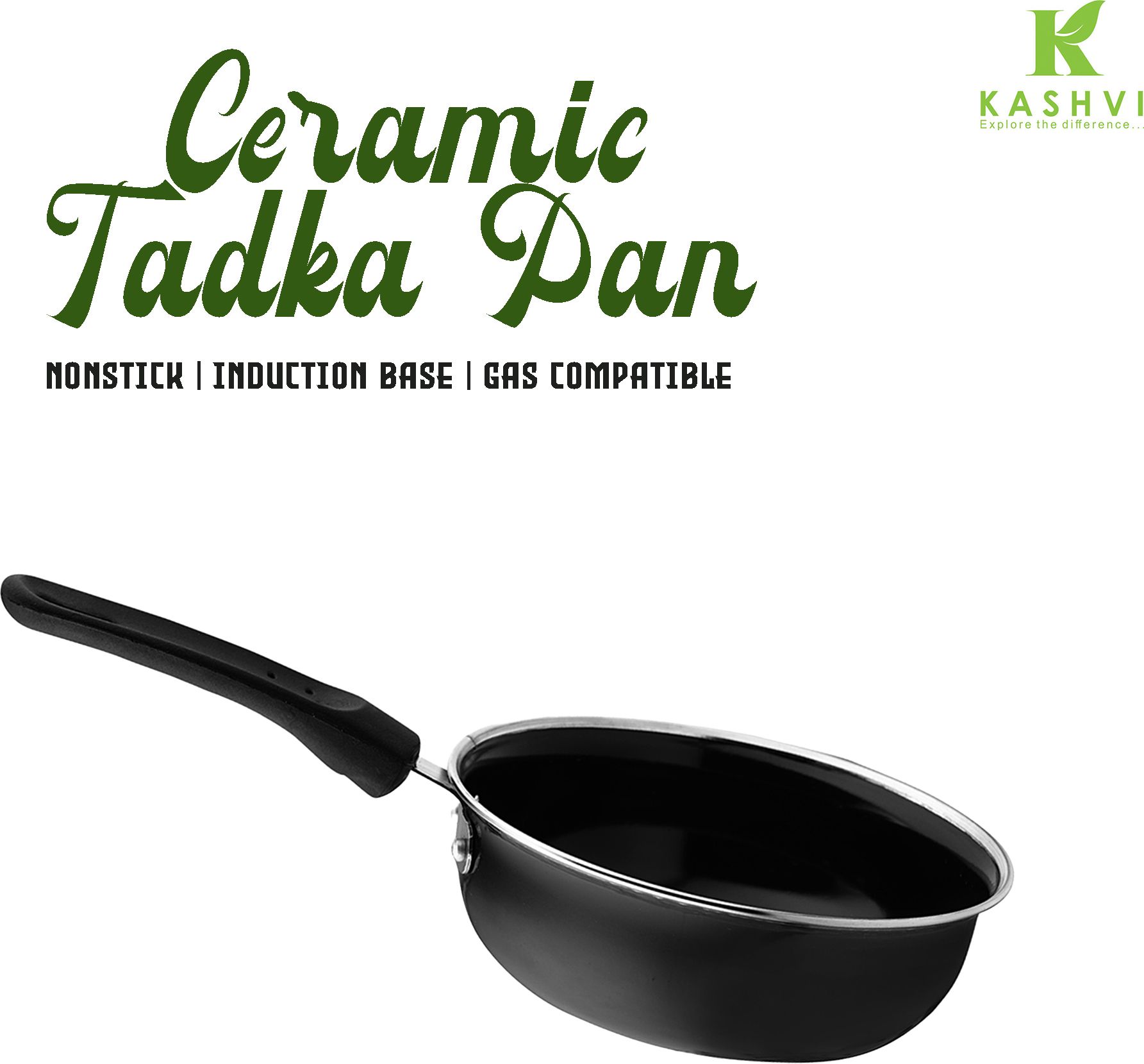 kashvi Premium Big Tadka Pan Sauce Pan 12 cm diameter 1 L capacity-picture-21