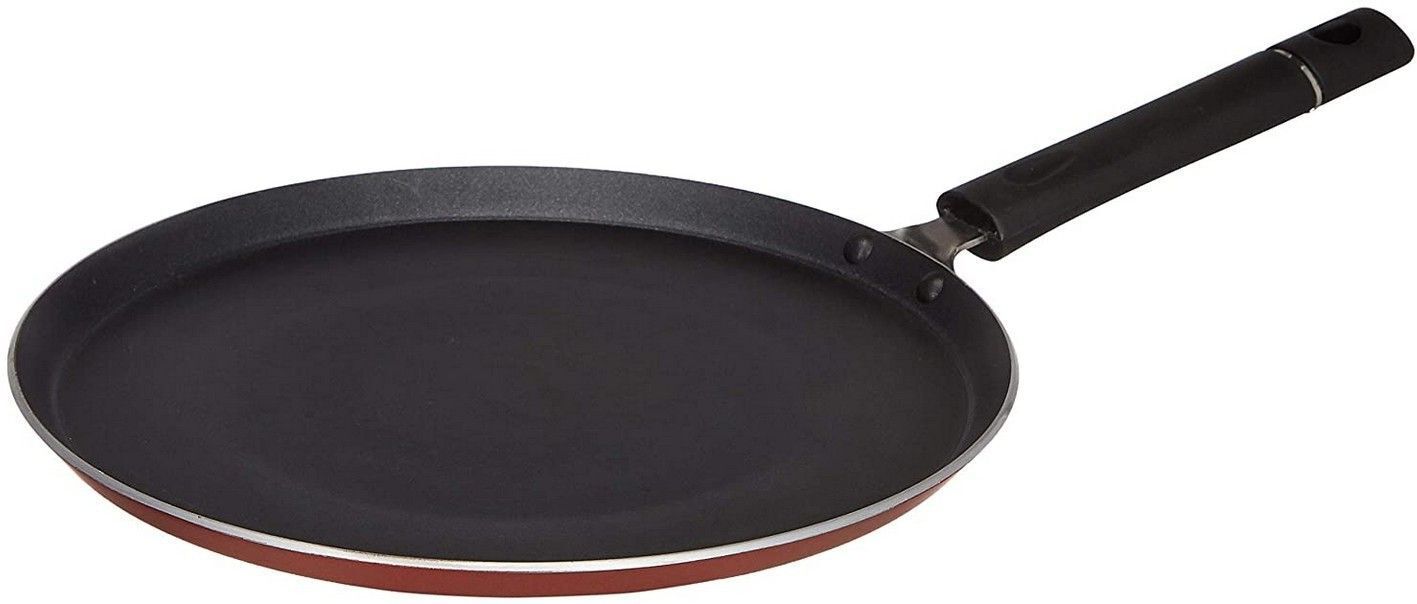 Non Stick Coating Dosa Roti Pudla Paratha Tawa Flat Pan 23 cm diameter 0.125 L capacity-image-25