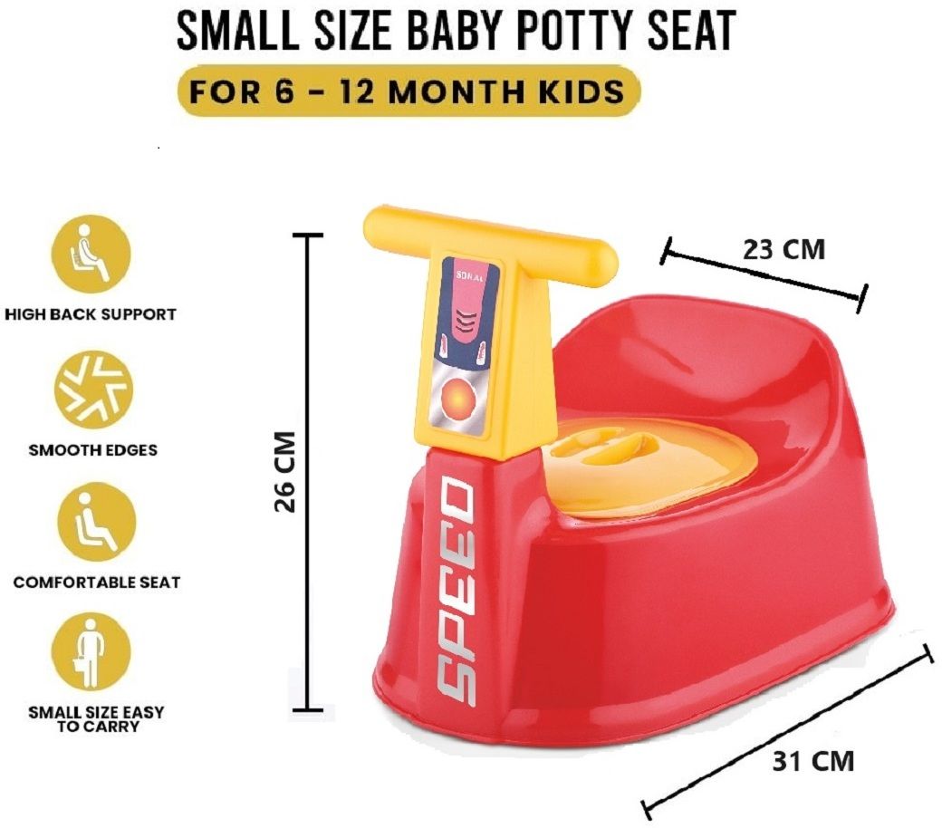 BIKE Baby Potty Seat without Removable Tray, Lid (Age 6-12 Month) Potty Seat-image-9