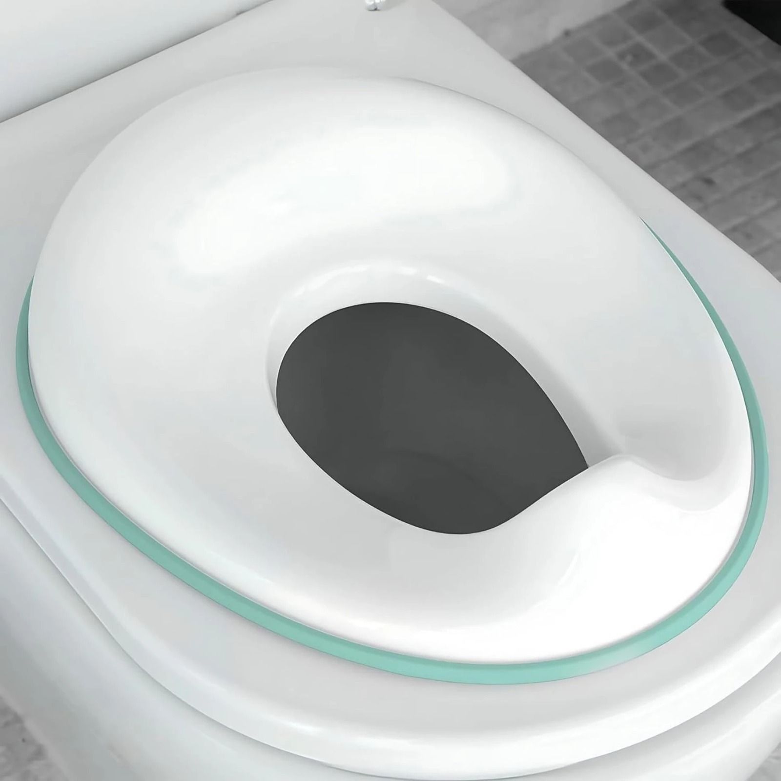 phyfly Soft cushioned potty training seat with green anti slip grip for kids toilet Potty Seat-picture-18