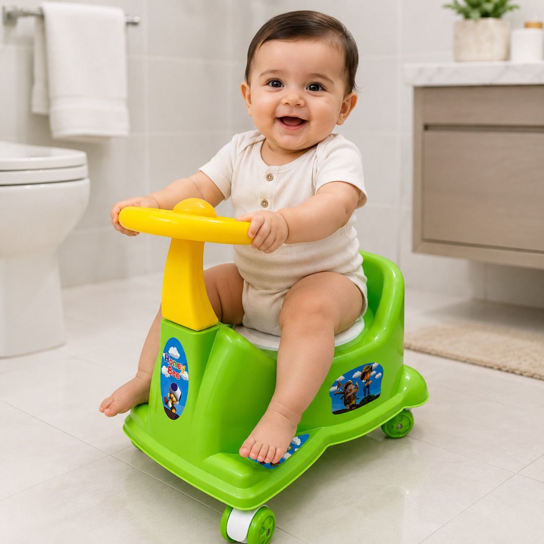 Baby Potty Chair With Wheels for Boys & Girls (6 Months–2.5 Years) Potty Seat-image-34