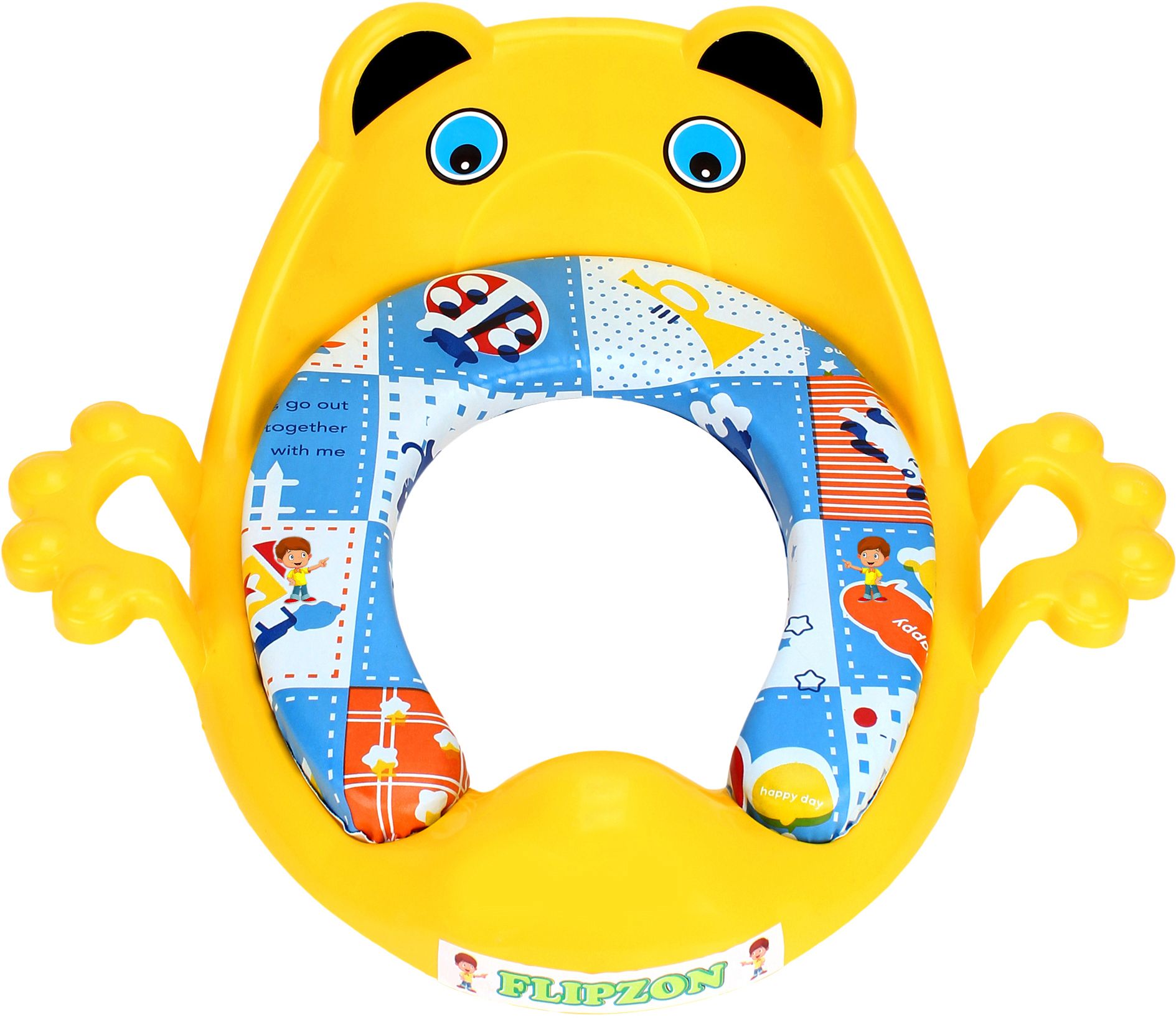 flipzon Cushioned Potty Seat, Toilet Seat with Handle for kids Potty Seat-picture-17