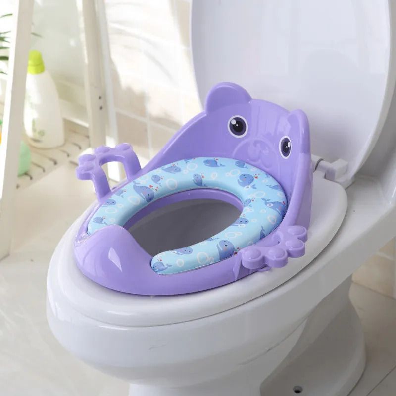 czech Soft Cushion Durable Potty Seat with Support Handles for Kids ZX17 Potty Seat-picture-38