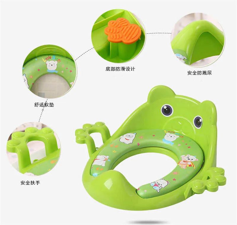 czech Soft Cushion Durable Potty Seat with Support Handles for Kids ZX16 Potty Seat-picture-32