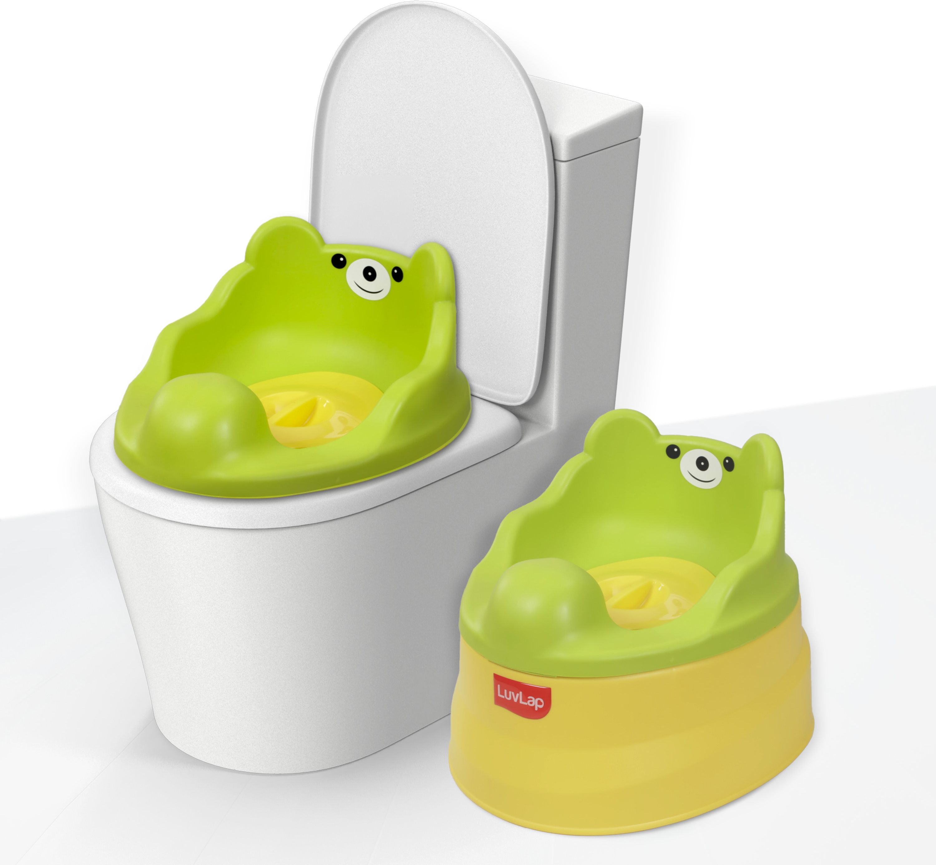 Adaptable 2 in 1 Potty Training Seat for 1+Yr child with Detachable Potty Bowl Potty Seat
