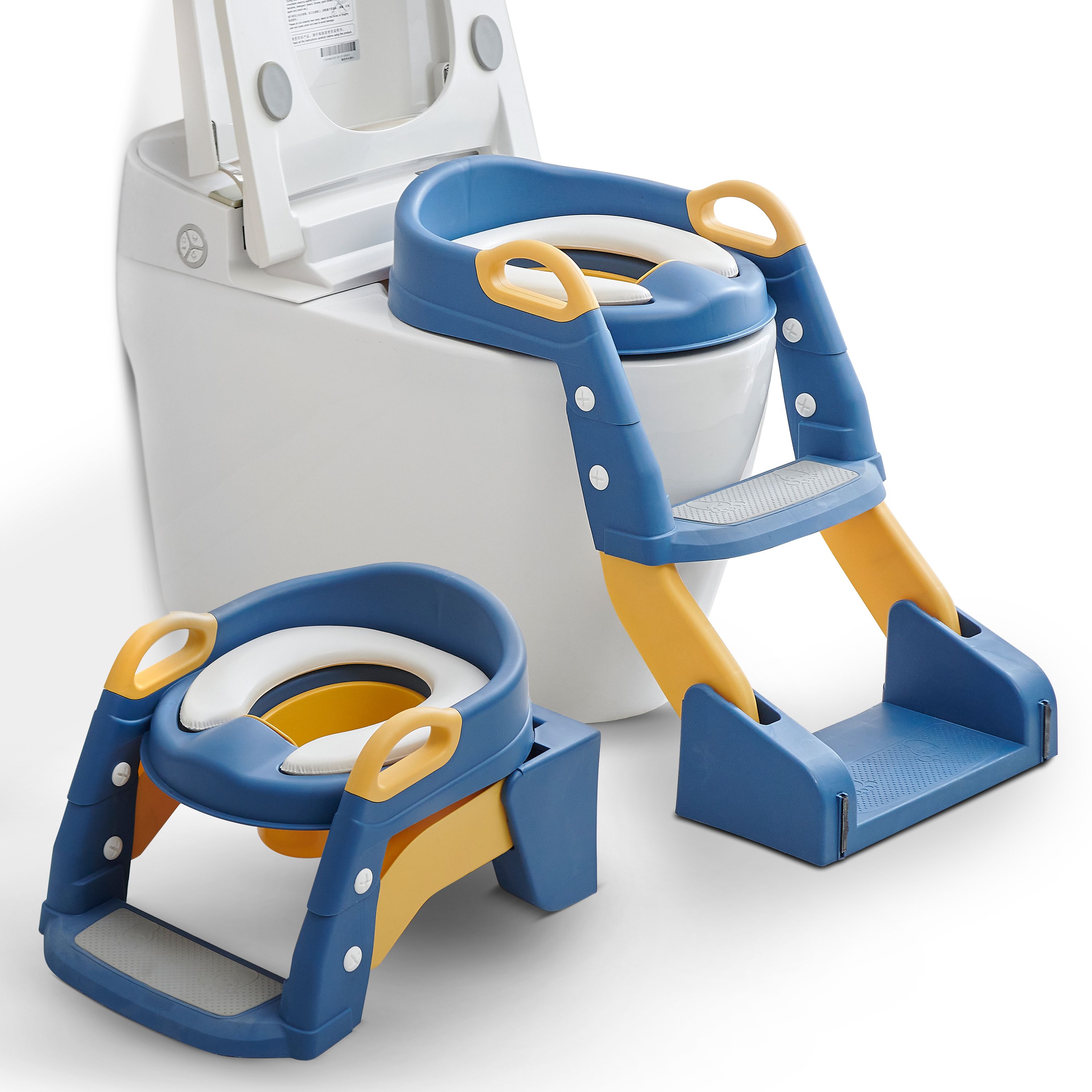 baybee Vega Western Toilet Potty Seat for Kids, Baby Potty Training Seat with Ladder Potty Seat-picture-14