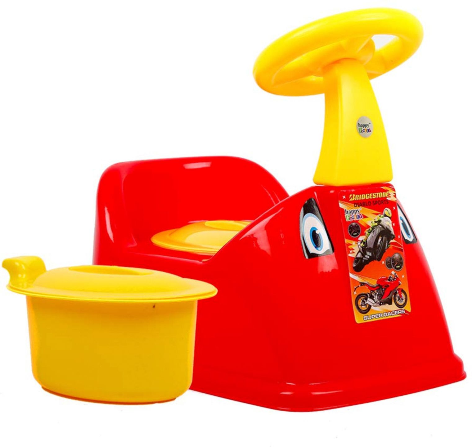 Ferrari Car Style Toilet Trainer Seat Chair with Removable Tray and Closing Lid Potty Seat-image-34