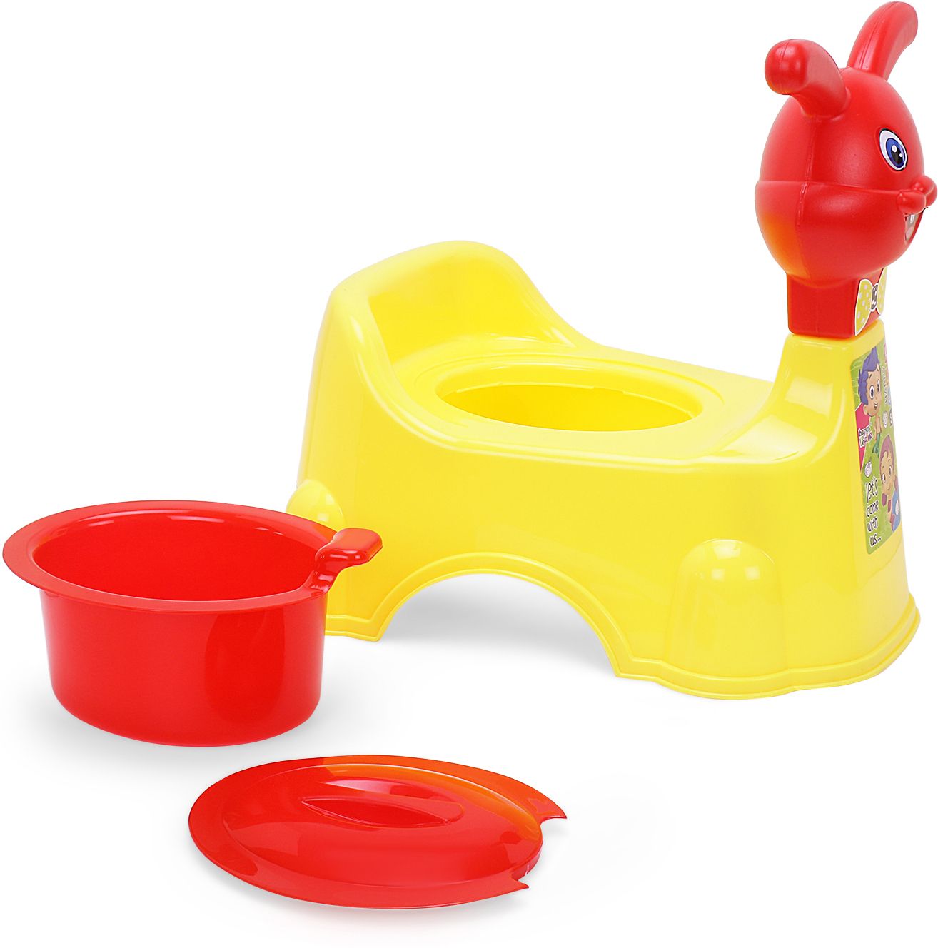Potty Training Seat for Toddlers | Comfortable Baby Toilet Trainer | Yellow Potty Box-image-29