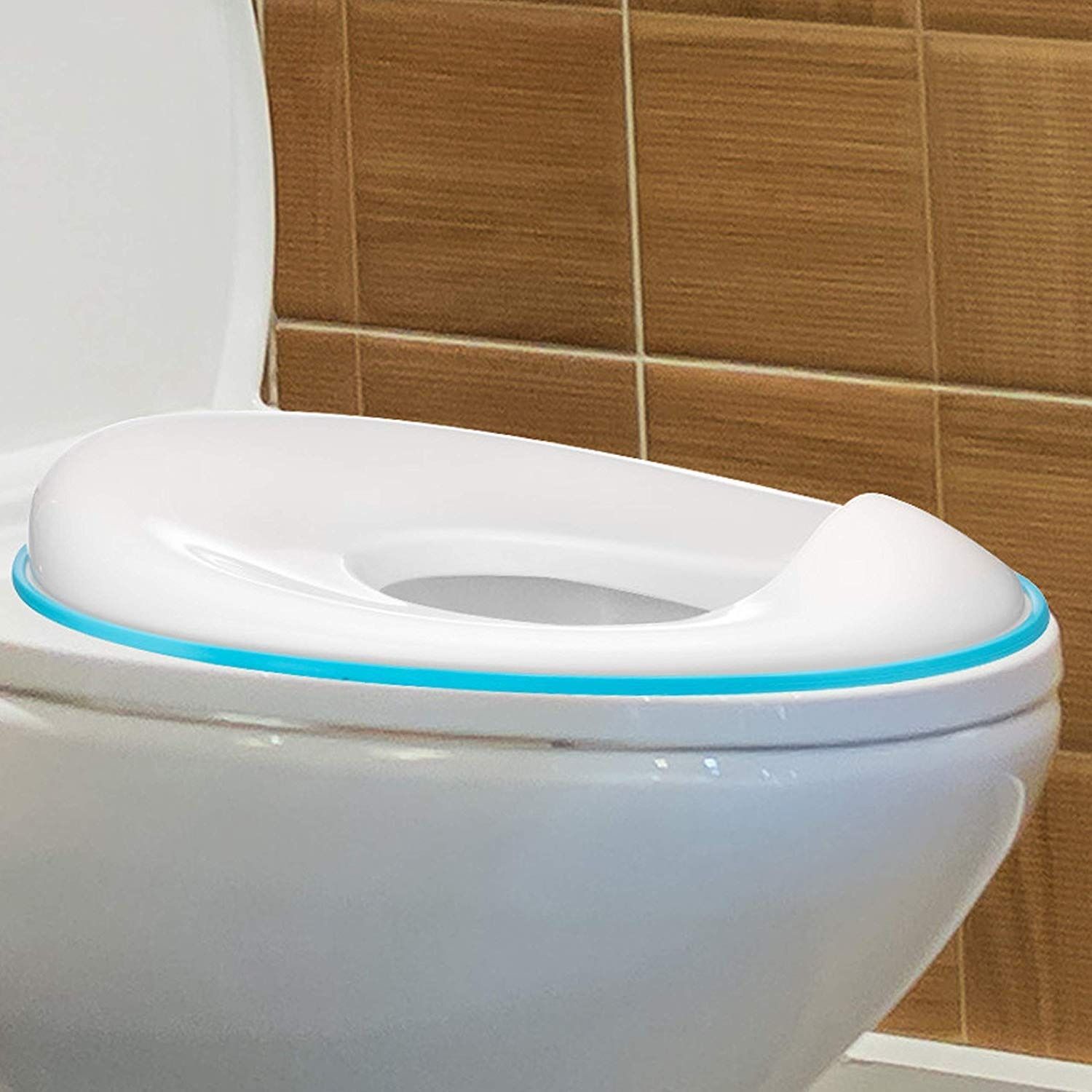 Baby Potty Training Seat – Blue Colour – Soft & Anti-Slip Toilet Trainer Potty Seat-image-4