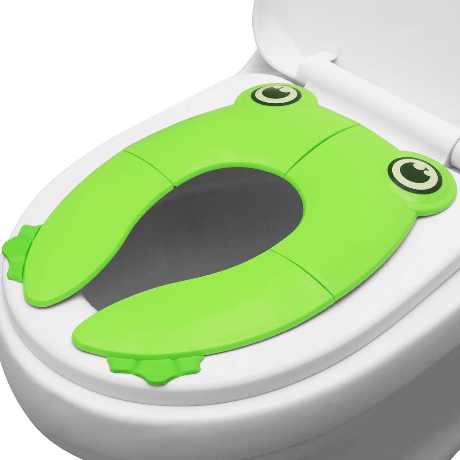 Toilet Potty Training Seat Cover, Travel Toilet Seat, Folding Non Slip Potty Box-image-26