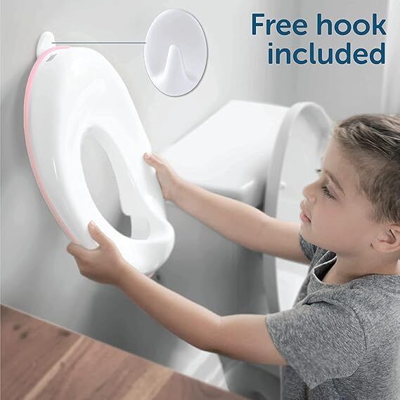 Baby Toilet Trainer Seat with Non-Slip Grip & Easy Clean Design Potty Seat-image-20