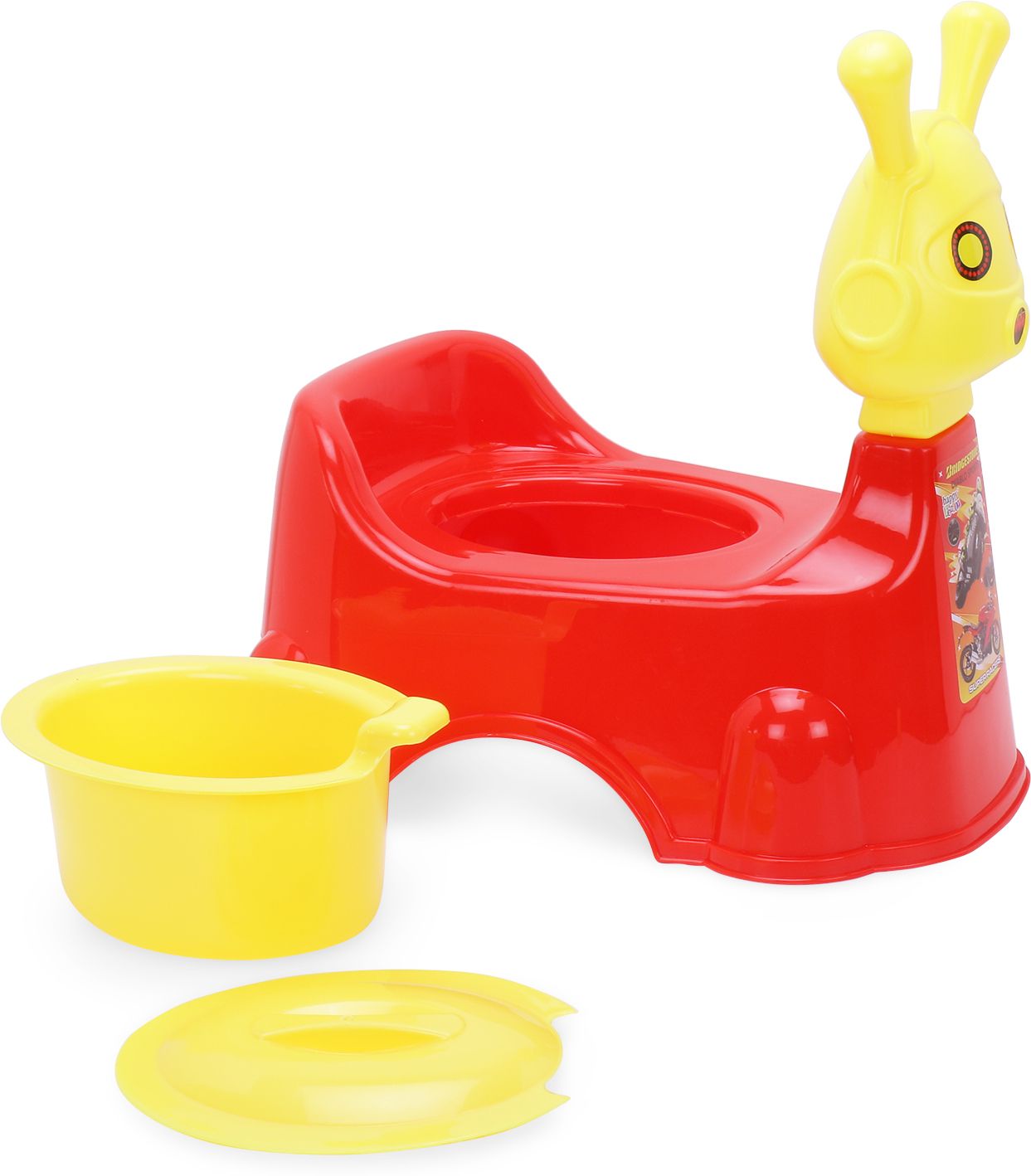E-1 Baby Potty Training Seat | Comfortable Toddler Toilet Trainer -Red Potty Seat-image-44