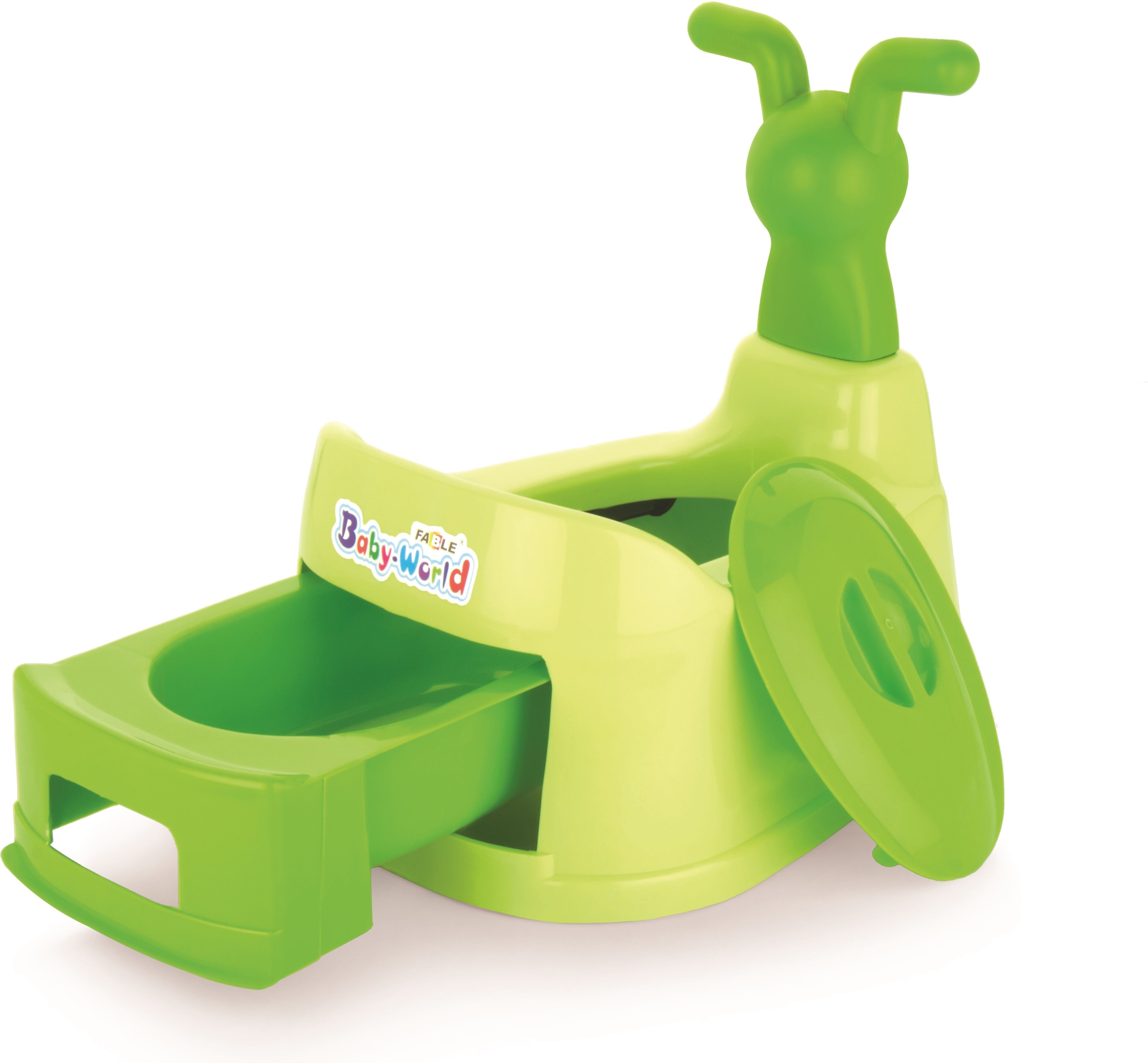 Toilet Trainer Baby Potty Seat Cartoon Face with Removable Tray & Closing Lid Baby World Baby Potty Seat Potty Seat