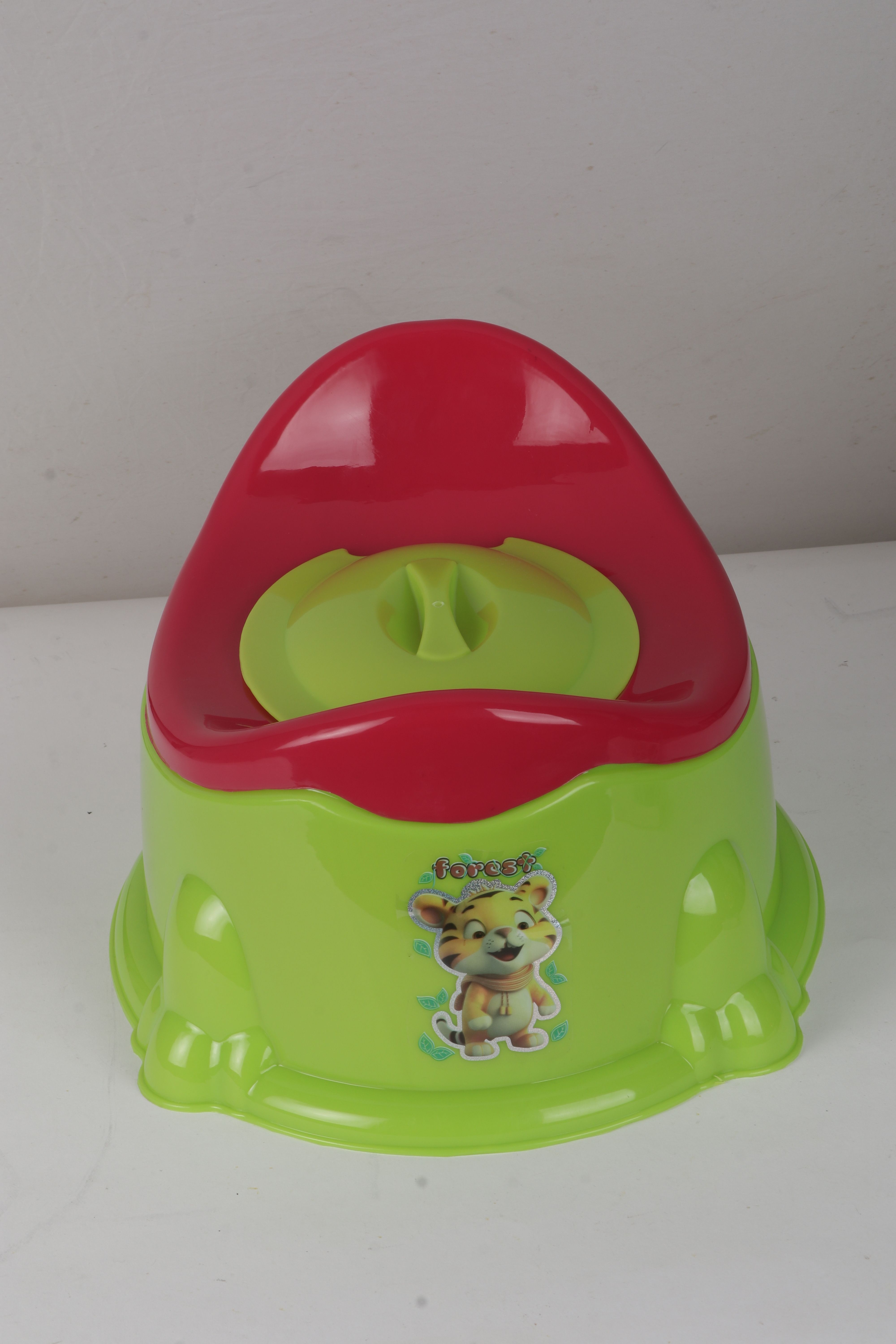 Potty Training Seat for Toddlers| Comfortable Baby Toilet Trainer | Green Color Potty Box-image-30