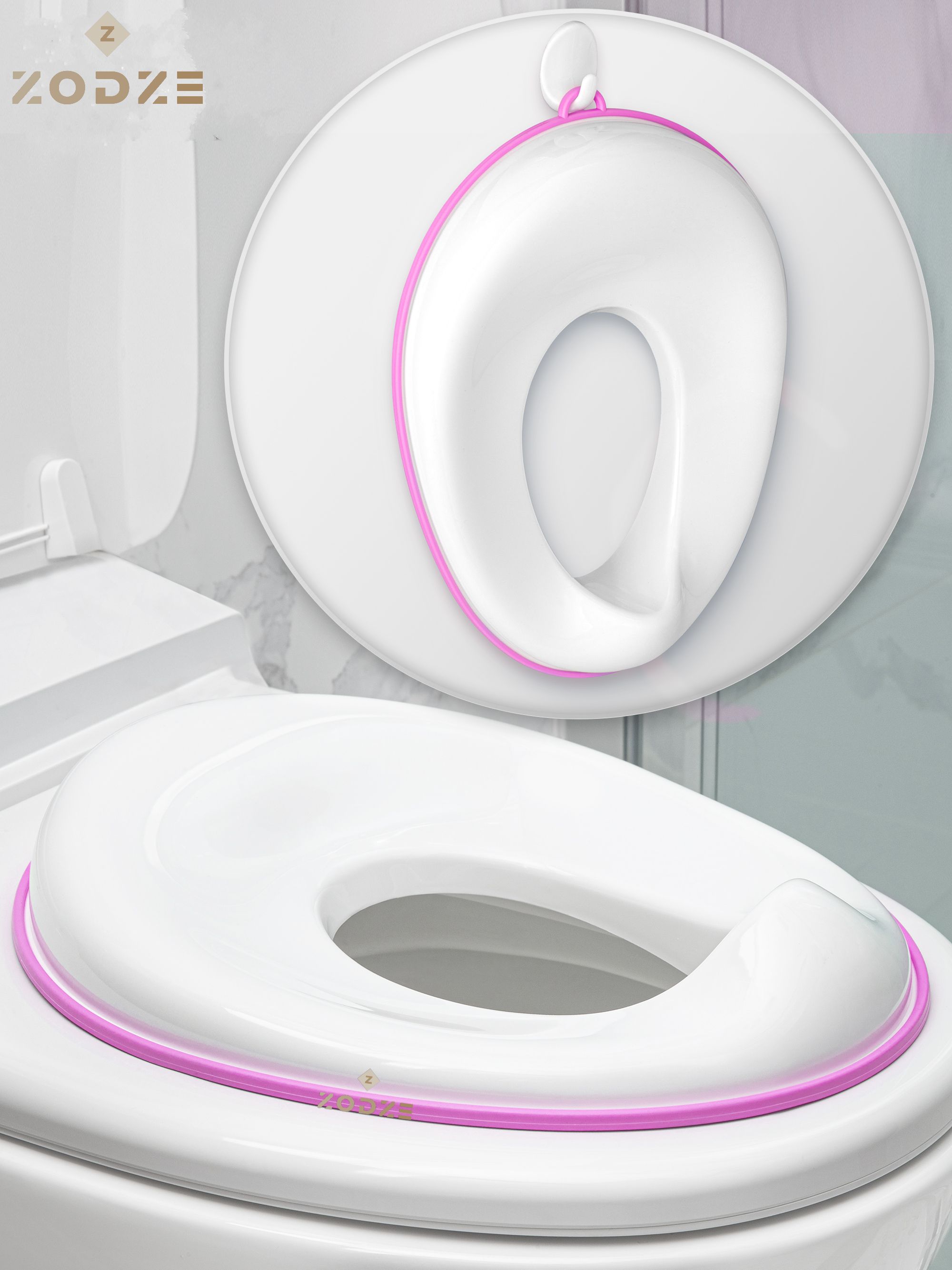Potty Training Seat for Boys And Girls, Non slip with Splash Guard Potty Seat Potty Seat