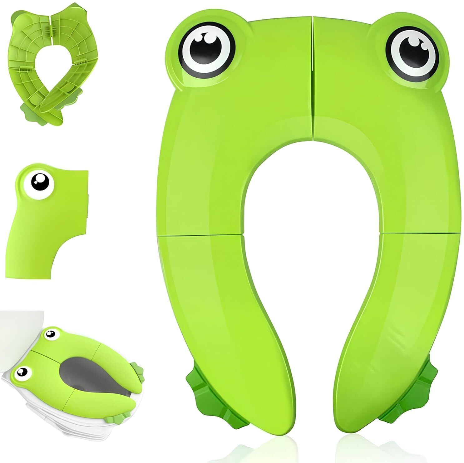 Foldable Frog Baby Potty Training Seat for Kids Portable Toddler Toilet Seat Potty Seat-image-31