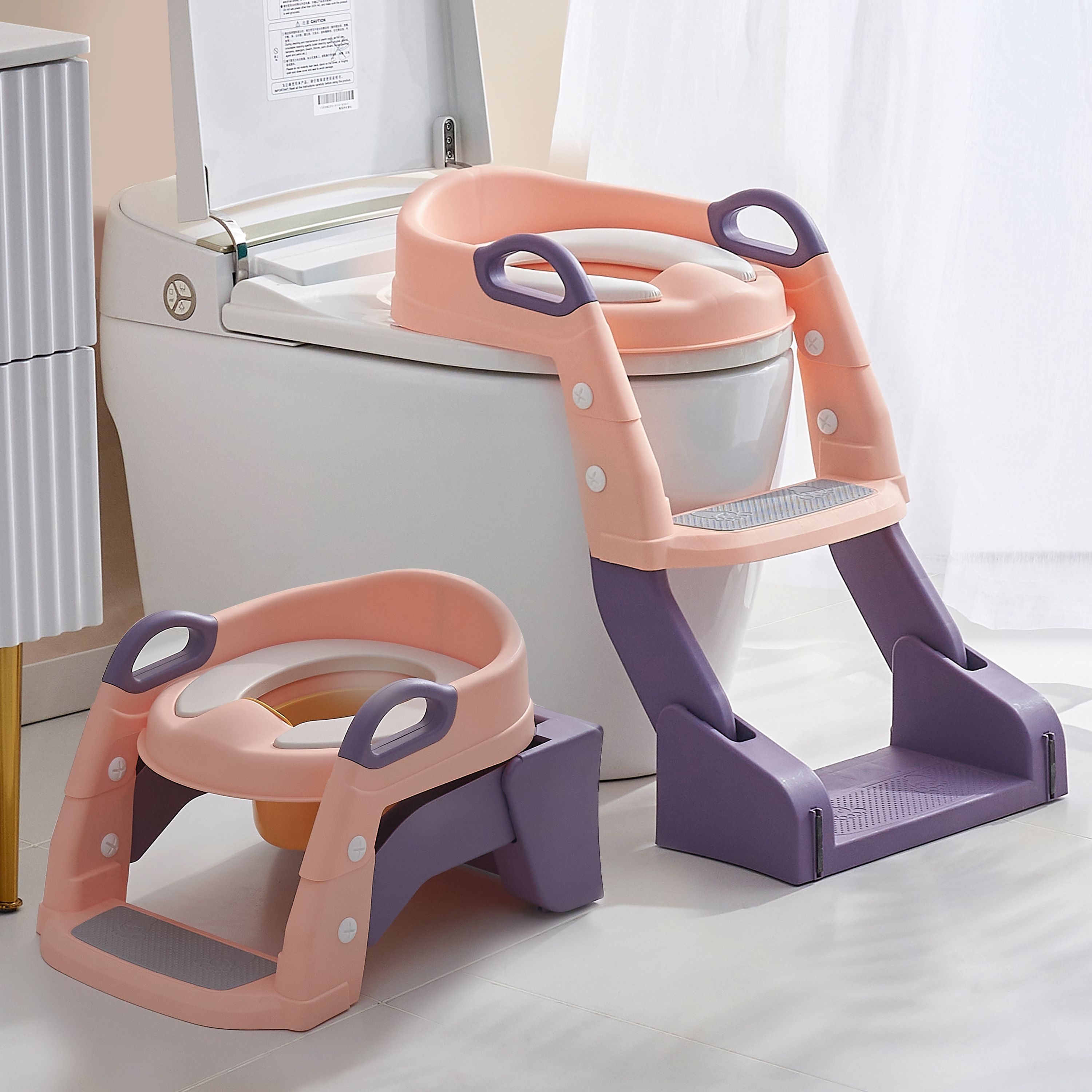 baybee Western Toilet Potty Seat for Kids Baby Potty Training Seat Chair with Ladder Potty Seat-picture-39