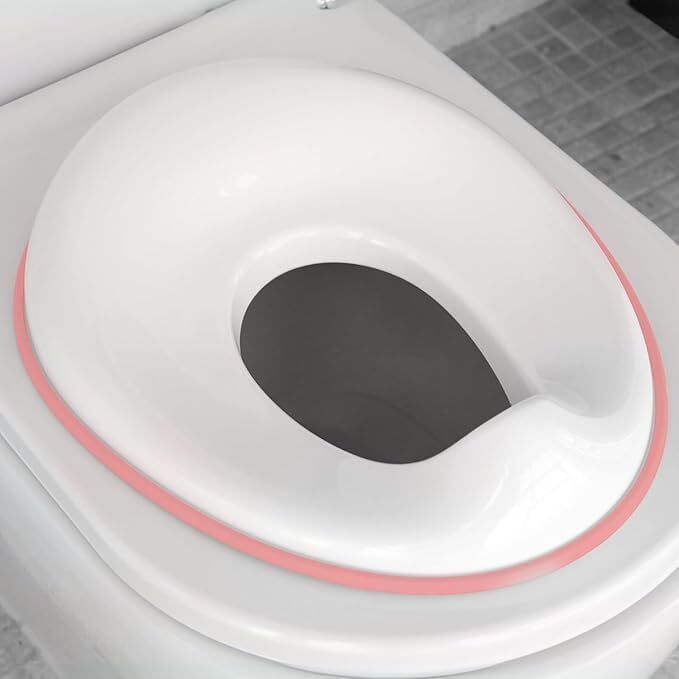Baby Toilet Training Seat with Anti Slip Base & Splash Guard Potty Seat-image-3
