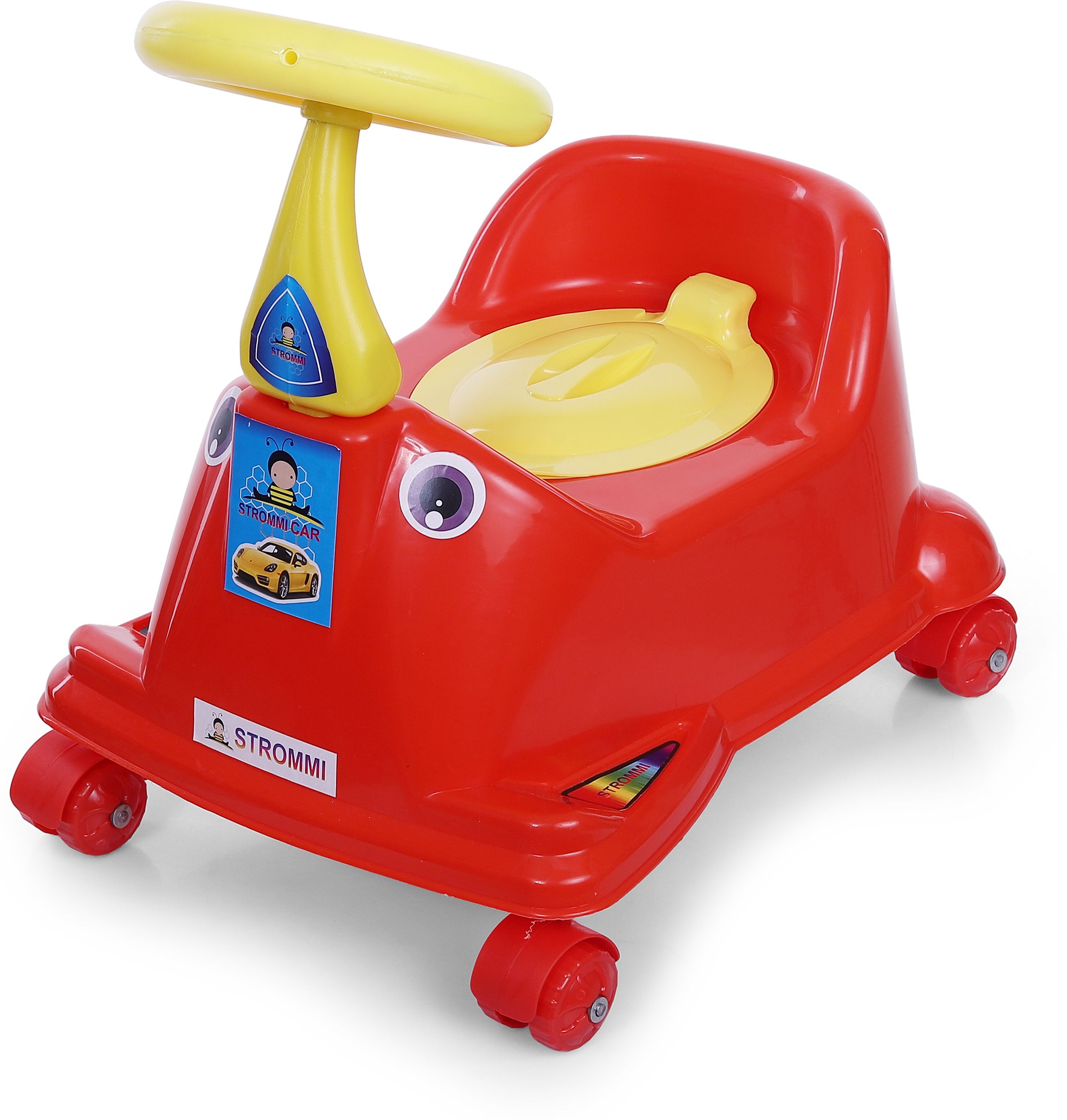 babybae Premium Car Style Potty Seat for Toddler Boys and Girls - Featuring Wheels Potty Seat-picture-25