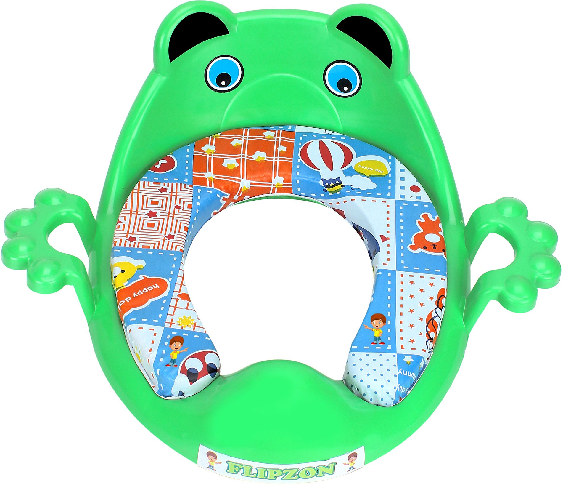 Cushioned Potty Seat, Toilet Seat with Handle for kids Potty Seat-image-46