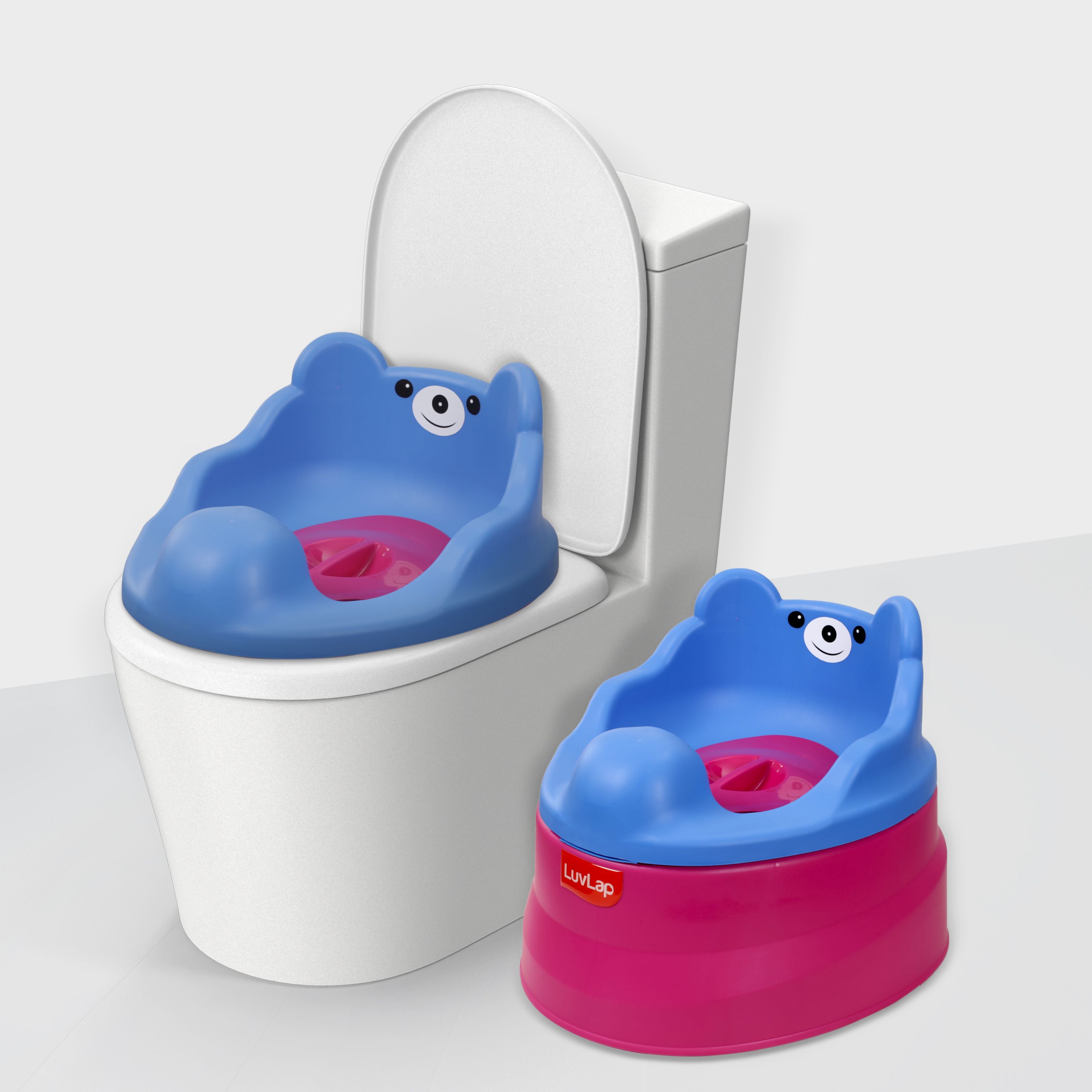 Adaptable 2 in 1 Potty Training Seat for 1+Yr child with Detachable Potty Bowl Potty Seat