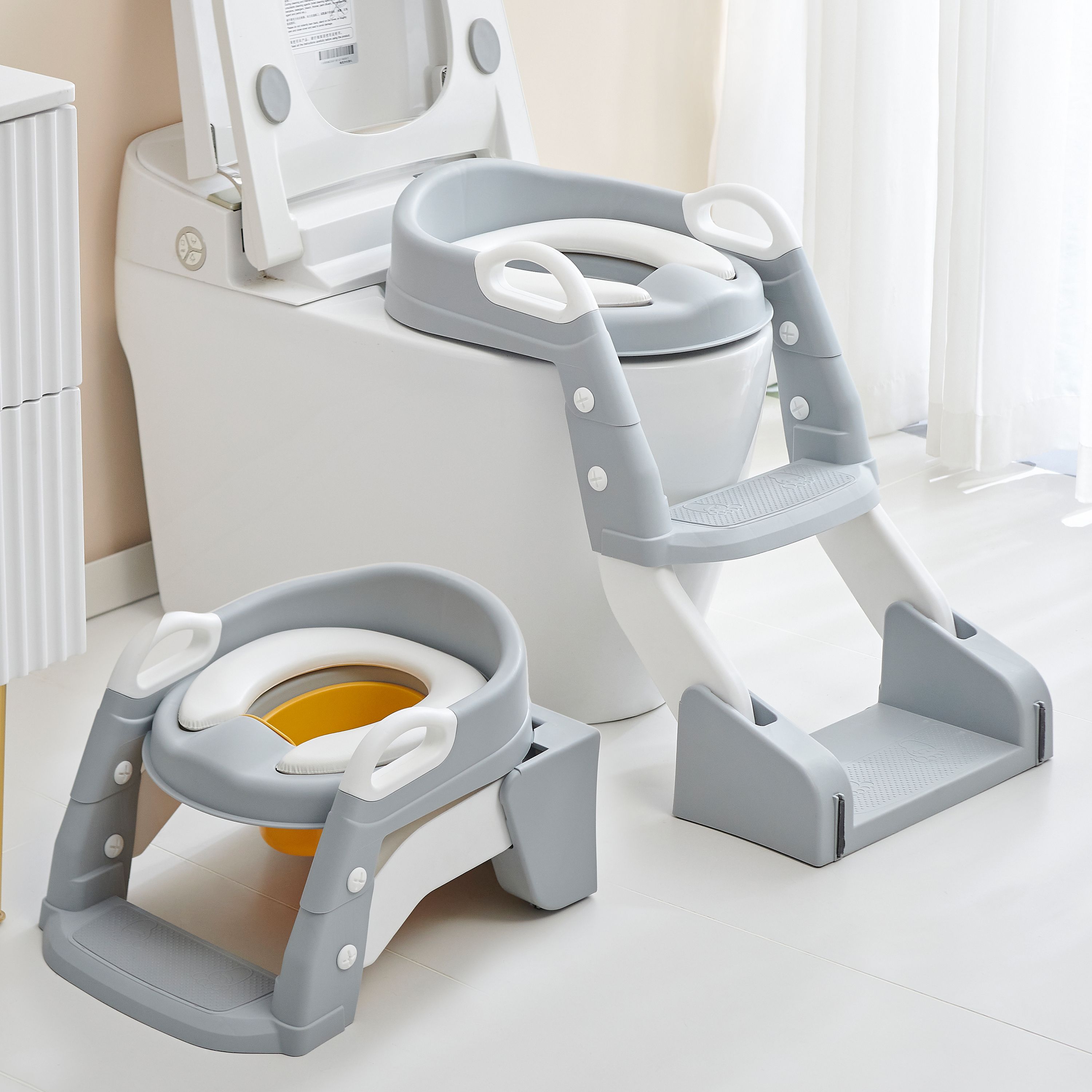 baybee Western Toilet Potty Seat for Kids Baby Potty Training Seat Chair with Ladder Potty Seat-picture-30