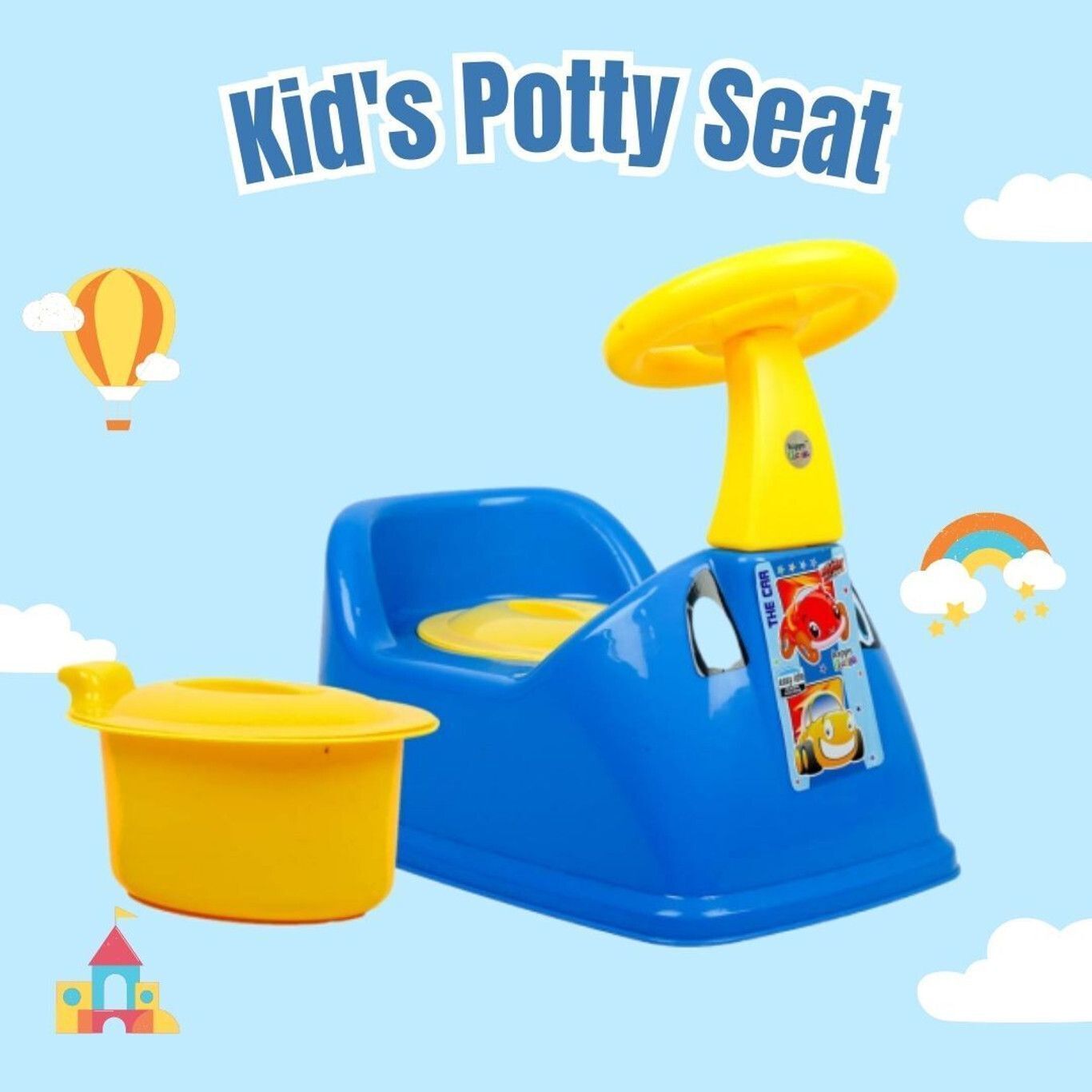 rateji Latest Car Style Potty Box494 Potty Seat-picture-30