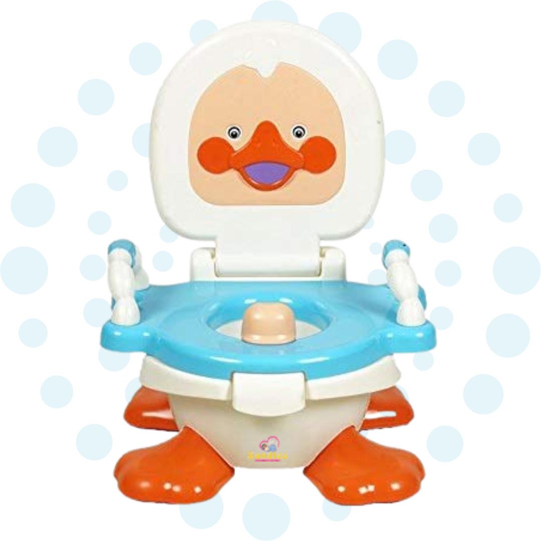 dandles Duck Potty Training Seat with Removable Bowl and Closable Cover Potty Box-picture-43