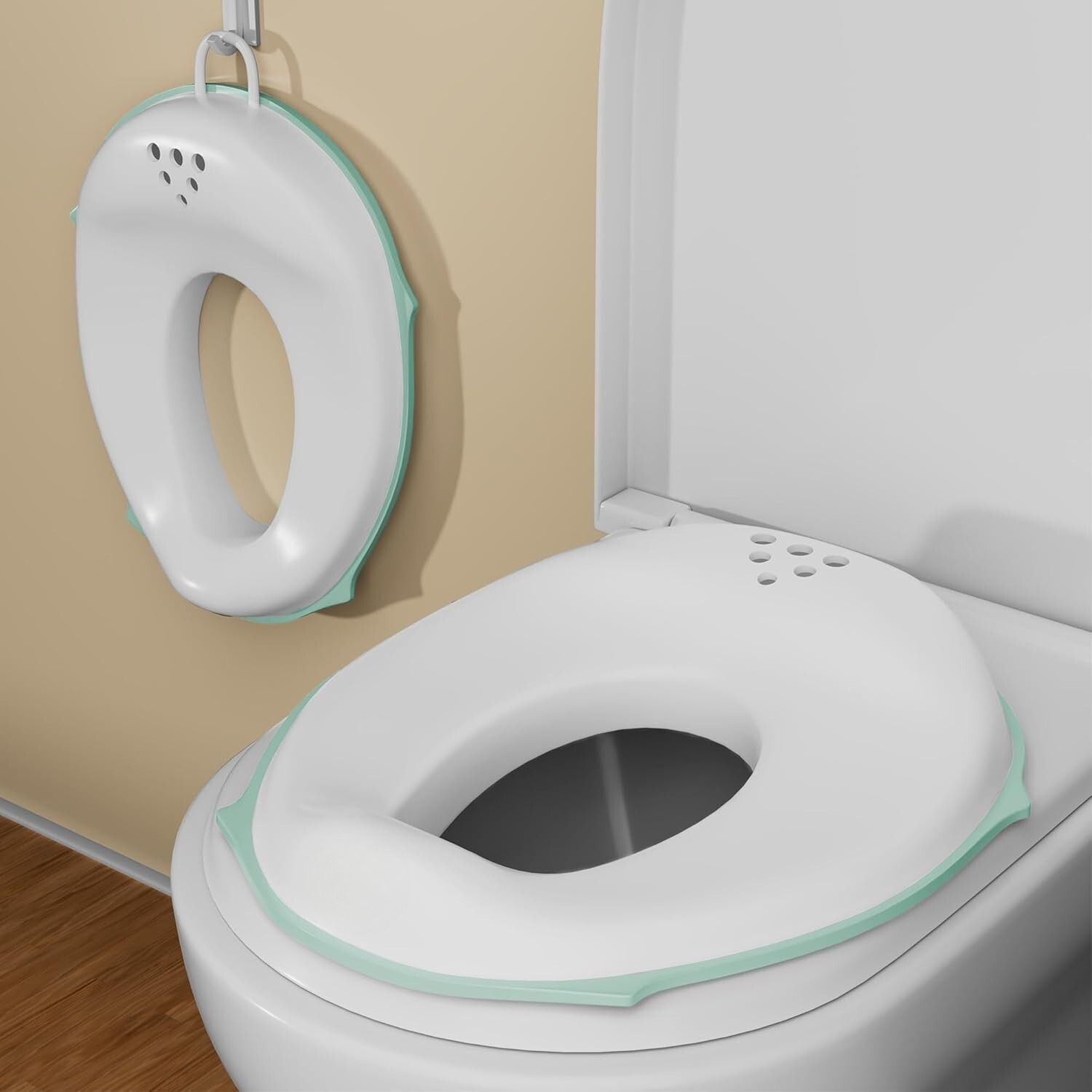 vaastudristi Potty Training Seat for Boys And Girls, Non slip with Splash Guard Potty Seat Potty Seat-picture-3